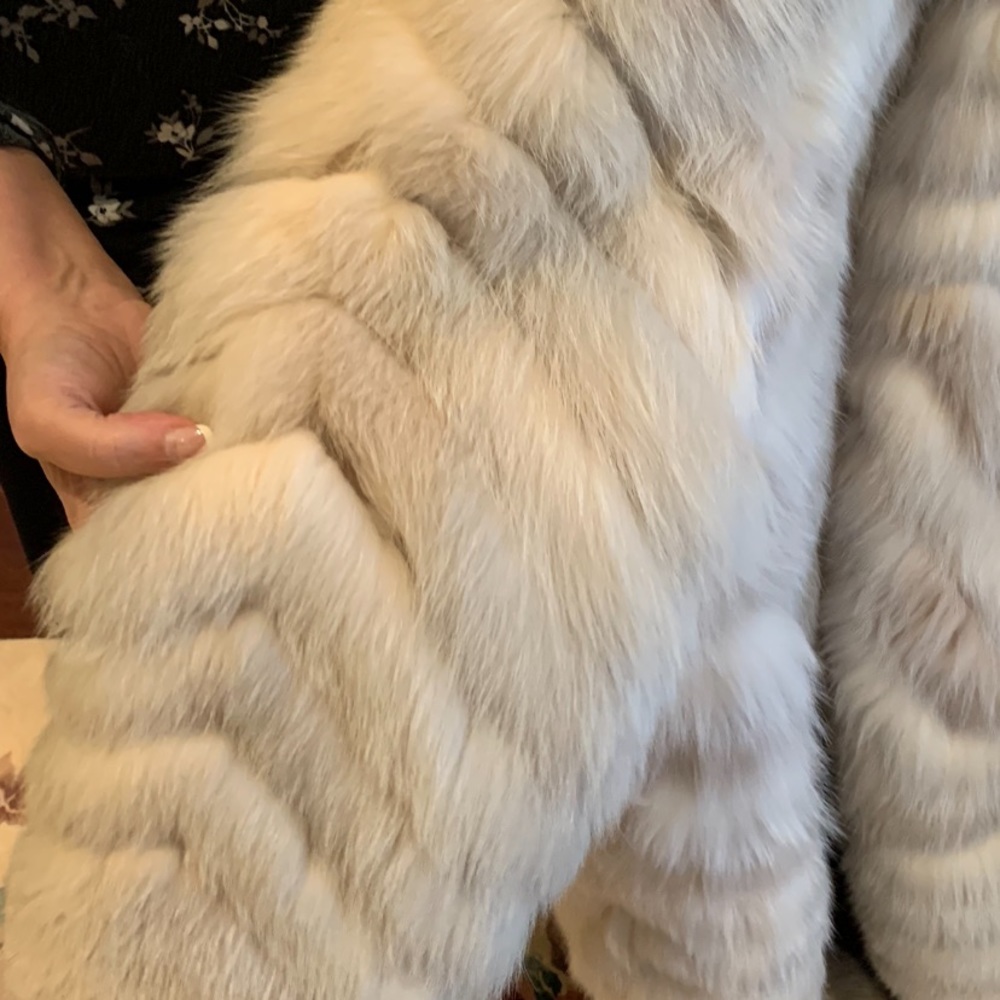 Fox fur coat